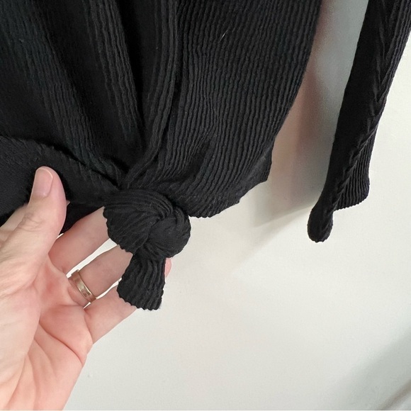 Madewell Elwood Jacquard Knot Front Top - Picture 5 of 12